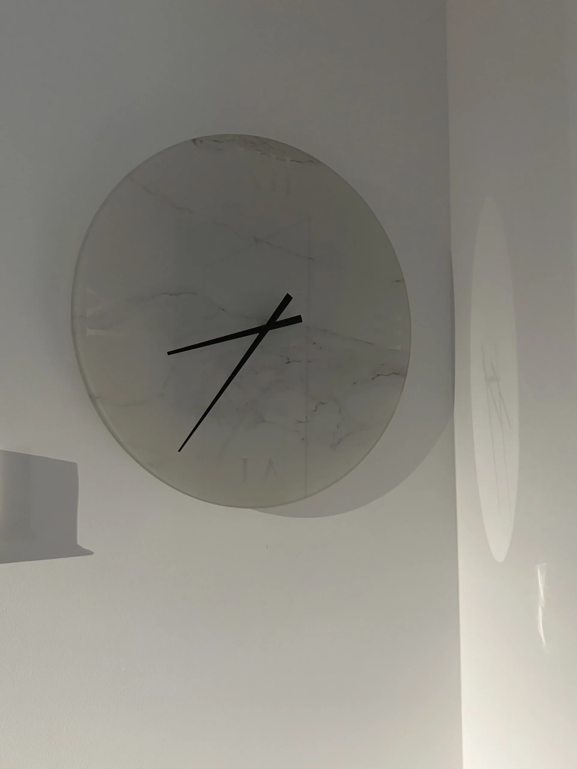 Orologio da parete effetto marmo